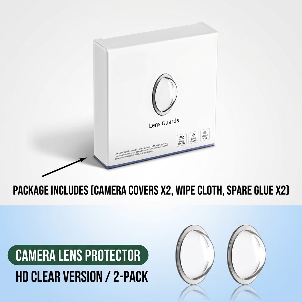 🚗 Mirror Shape 360 Panoramic Rearview Car Camera Lens Cover 🚗