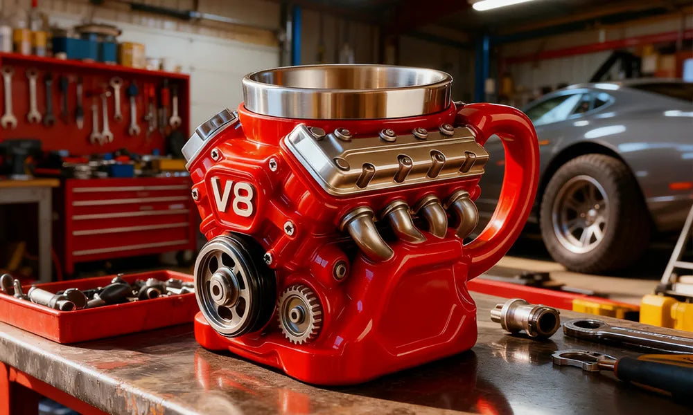🎁 Thoughtful Gift – 3D Engine Mug🔥