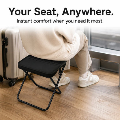 👜 2-in-1 Convertible Shoulder Bag &🪑 Folding Stool 🪑
