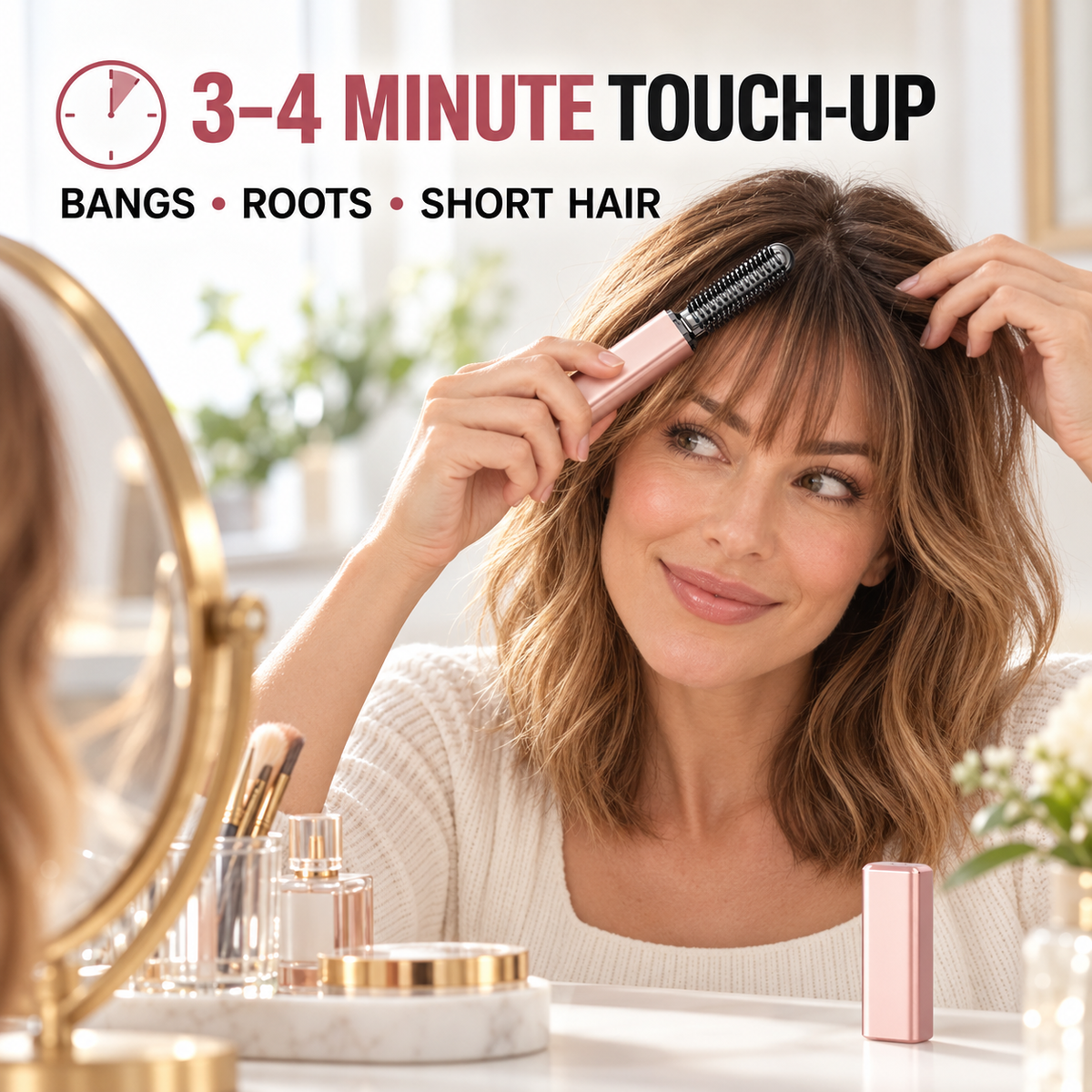✨Cordless Mini Hair Straightener Comb for Bangs, Roots & Travel