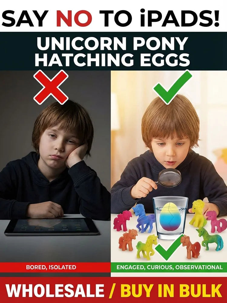 🌈Rainbow Hatching Unicorn Eggs🥚