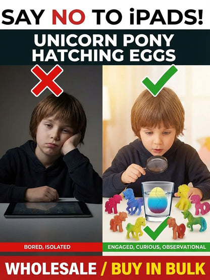 🌈Rainbow Hatching Unicorn Eggs🥚
