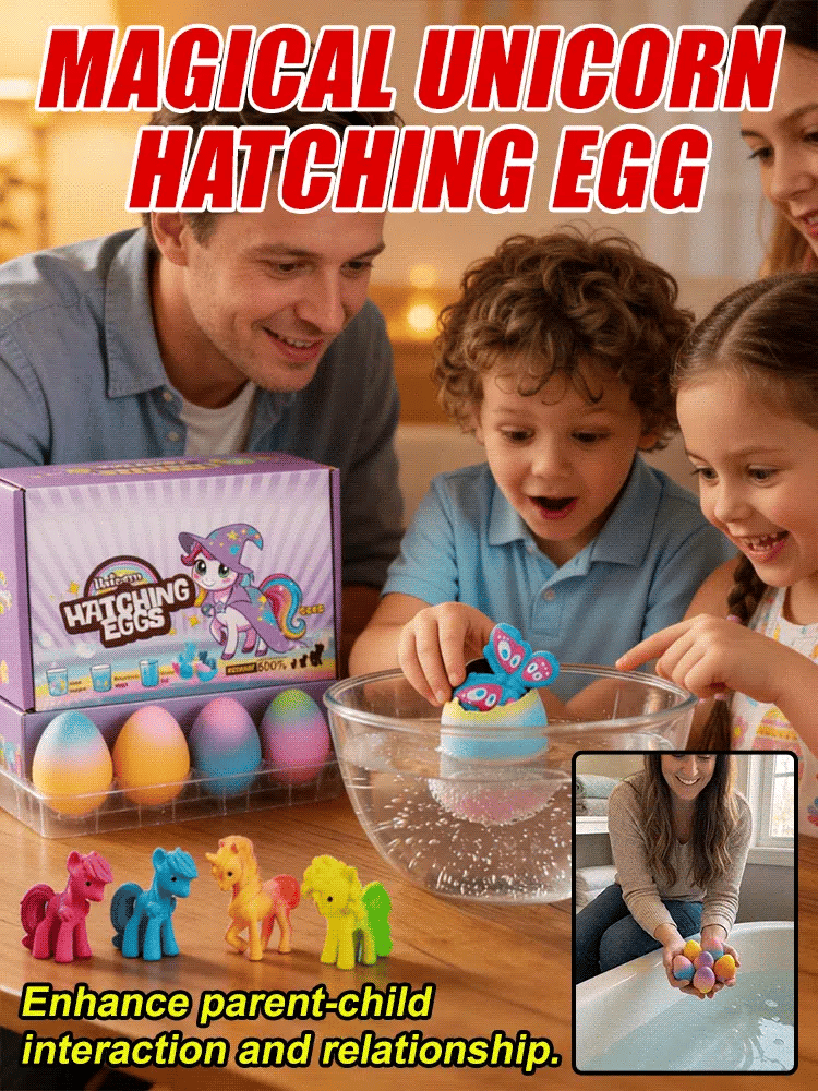 🌈Rainbow Hatching Unicorn Eggs🥚