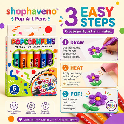3D Relief Art Pen – Turn Flat Drawings Into Touchable 3D Art