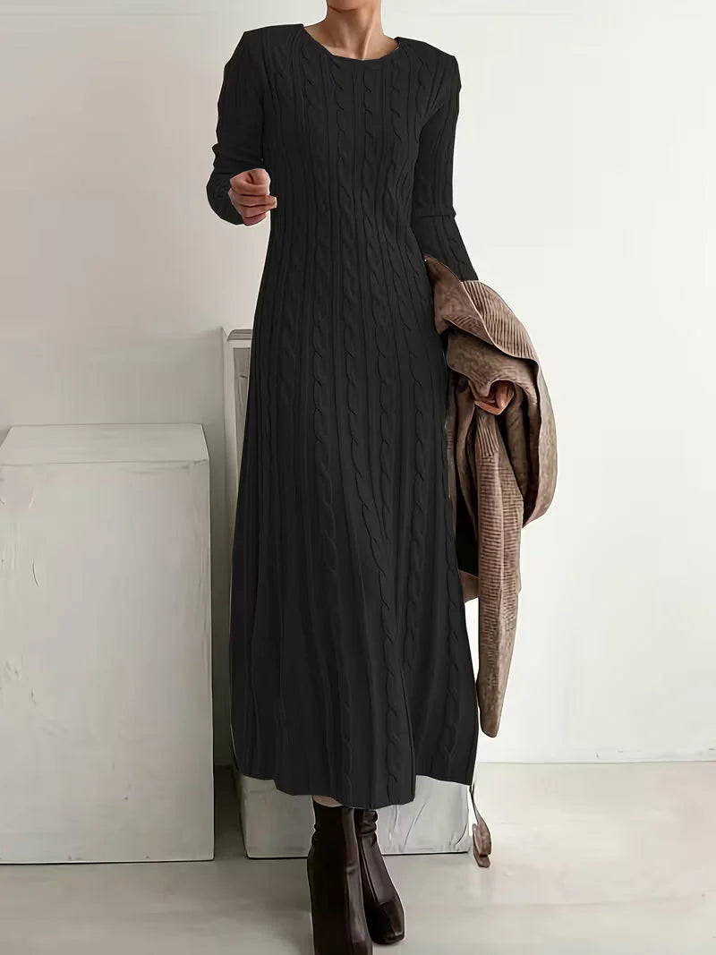 Claire – Luxe Long Knit Maxi Dress