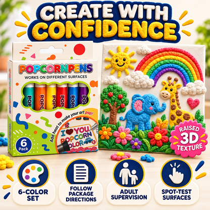 🌈3D Puffy Paint Pens✨