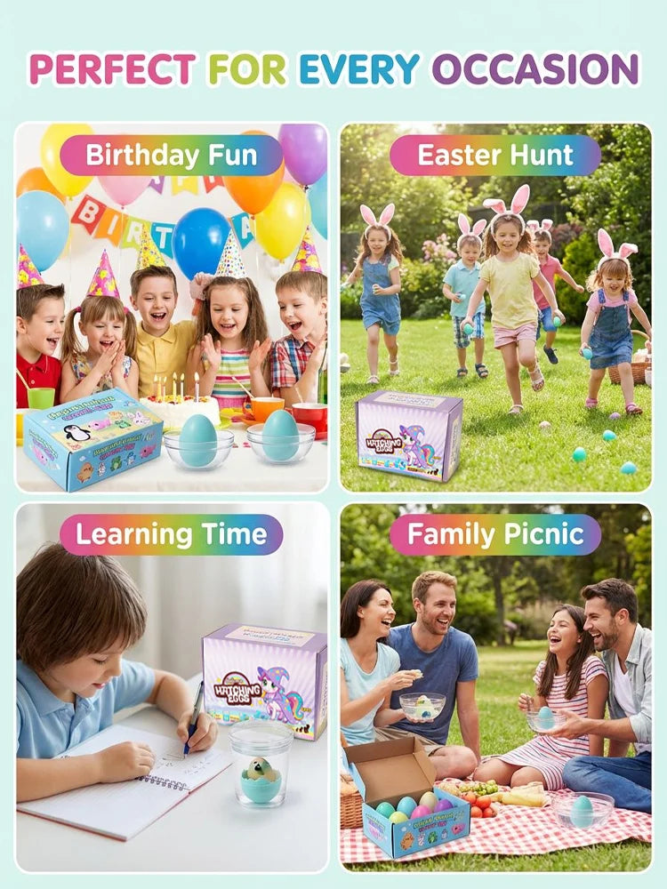 🌈Rainbow Hatching Unicorn Eggs🥚