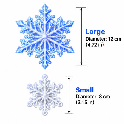 ❄️ LED-Wandleuchten in Schneeflockenform – zauberhafte Weihnachtsdekoration für Ihr Zuhause