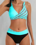 Mona - Vibrant Printed Bikini in Warm Tones