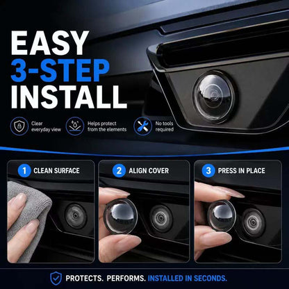 🚗 Mirror Shape 360 Panoramic Rearview Car Camera Lens Cover 🚗