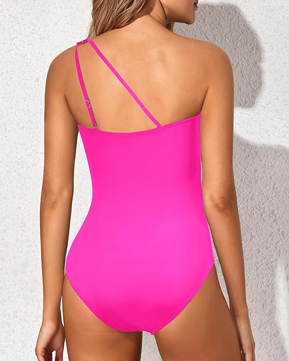 Elegant One Shoulder Swimsuit