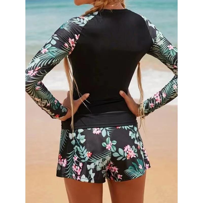 Noa | Long-Sleeve Two-Piece Surfing Swimsuit for Full Coverage and Peak Performance