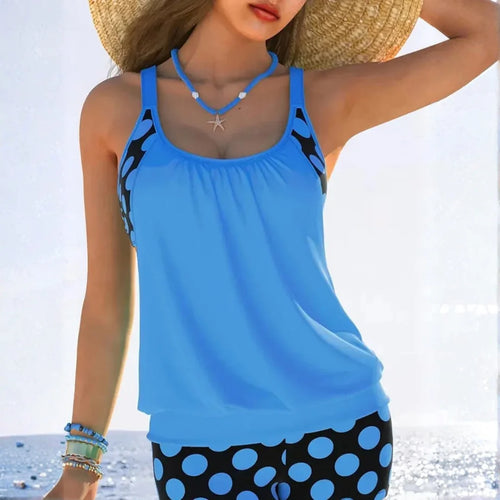 AzMuse™ Polka Dot Hollow-Out Bikini Set — Flirty Cut-Out Swimwear for Sunny Days