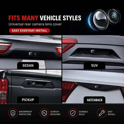 🚗 Mirror Shape 360 Panoramic Rearview Car Camera Lens Cover 🚗
