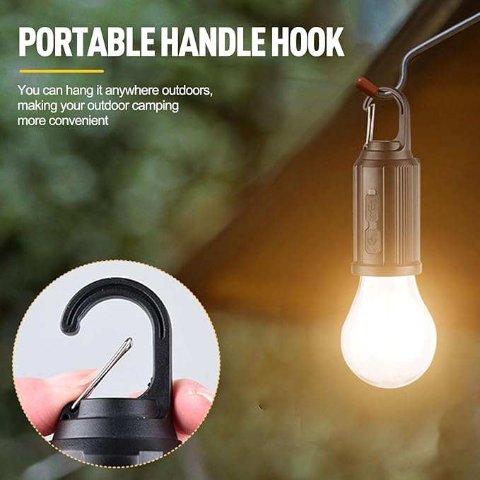 🔥🔥🔥Solar Tent Lights USB Rechargeable Led Camping Lantern