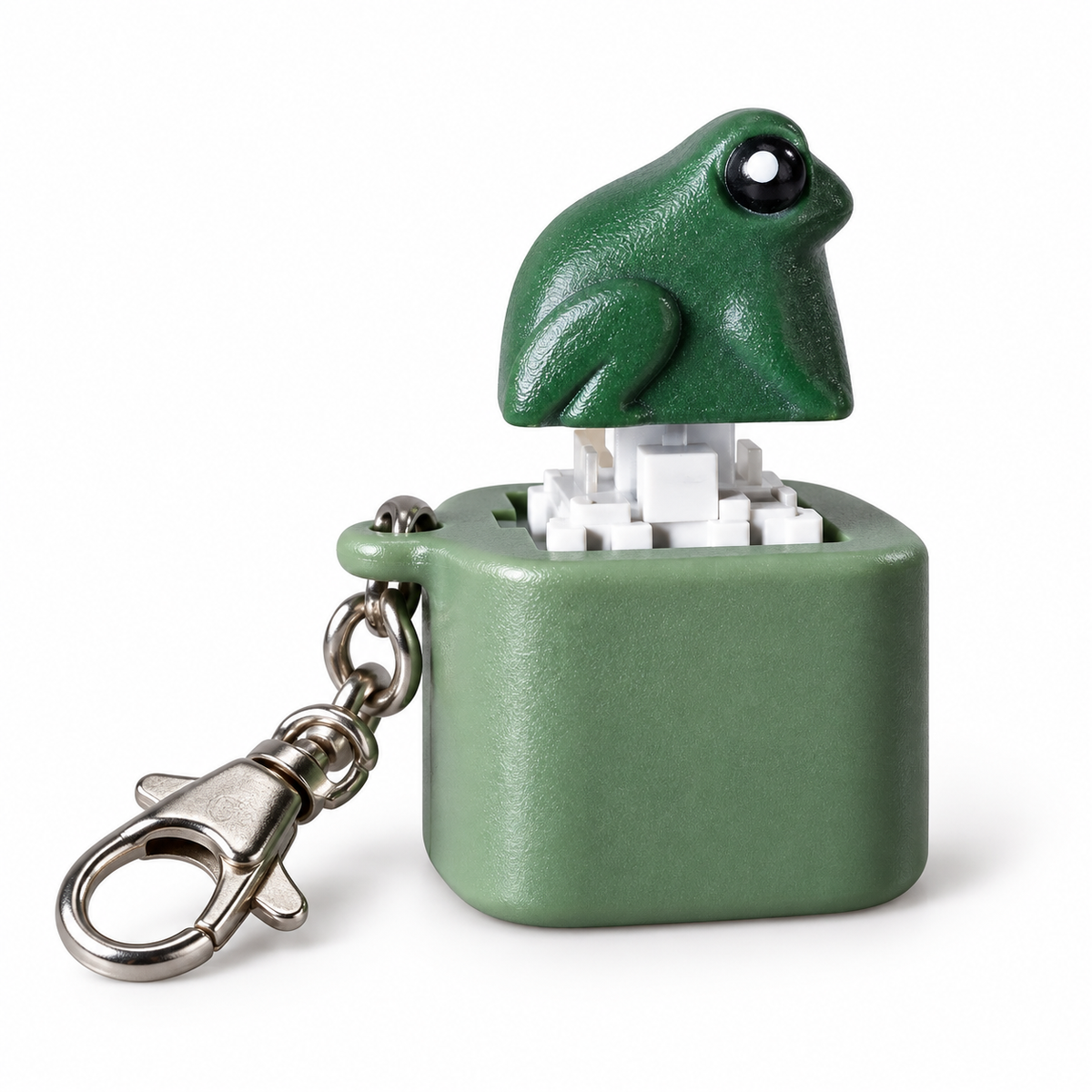 🐸 Light-Up Frog Fidget Keychain with Fun Sound Effects ✨