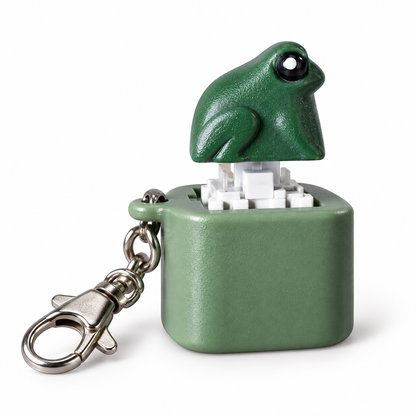 🐸 Light-Up Frog Fidget Keychain with Fun Sound Effects ✨