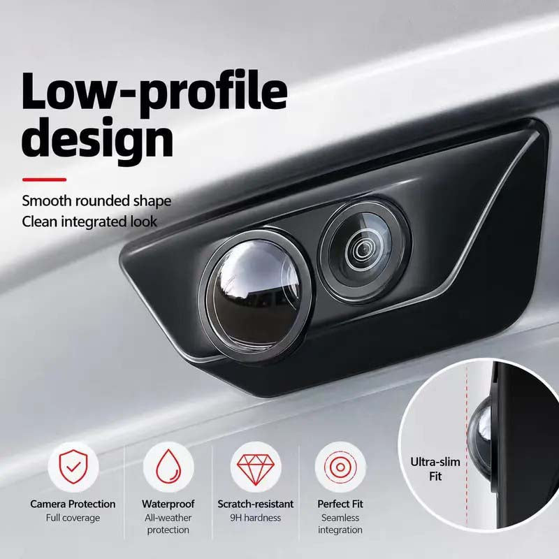 🚗 Mirror Shape 360 Panoramic Rearview Car Camera Lens Cover 🚗