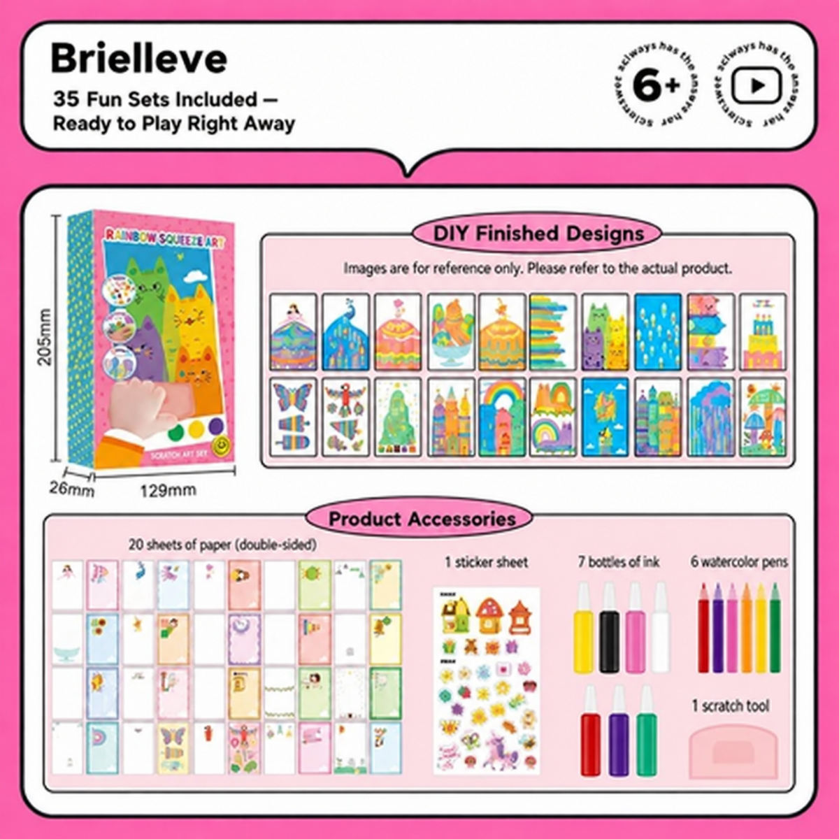 🌈✨ Magic Scratch Reveal Screen-Free Kids Activity
