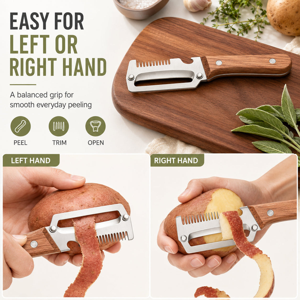 🔪 Peeler and Julienne Slicer Set