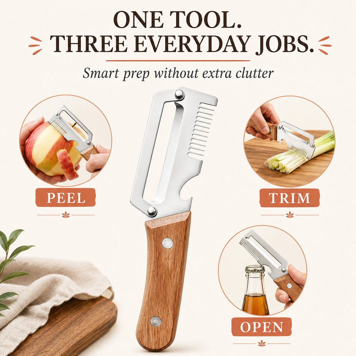 🔪 Peeler and Julienne Slicer Set