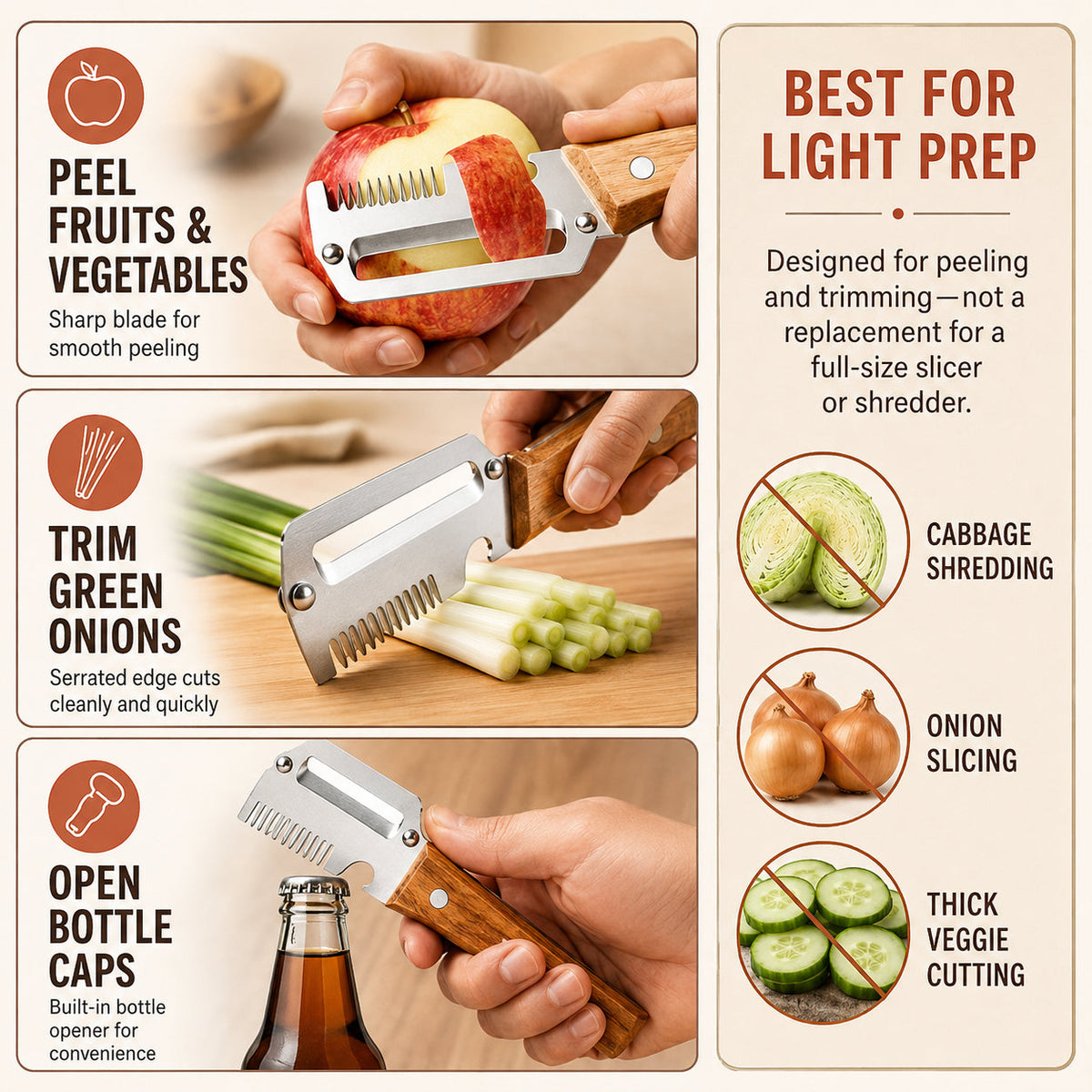 🔪 Peeler and Julienne Slicer Set