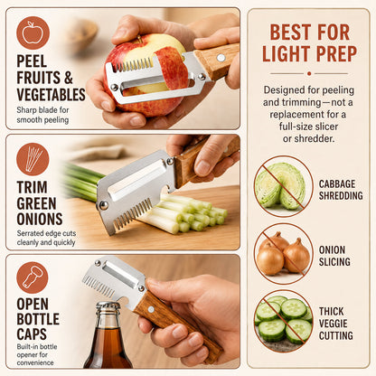 🔪 Peeler and Julienne Slicer Set