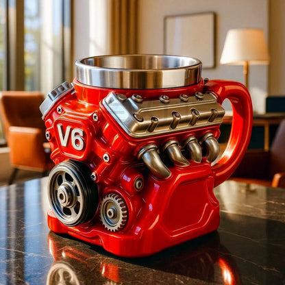 🎁 Thoughtful Gift – 3D Engine Mug🔥