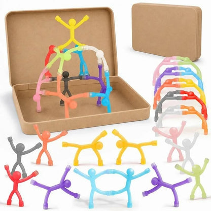 Magnetic building figure gift set