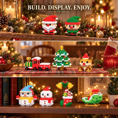 🎄 Christmas Mini Building Block Collection