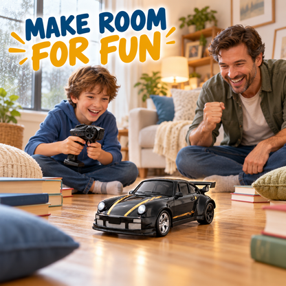 🏎️ Remote Control Racing Car Toy with Rear Spoiler 🏁
