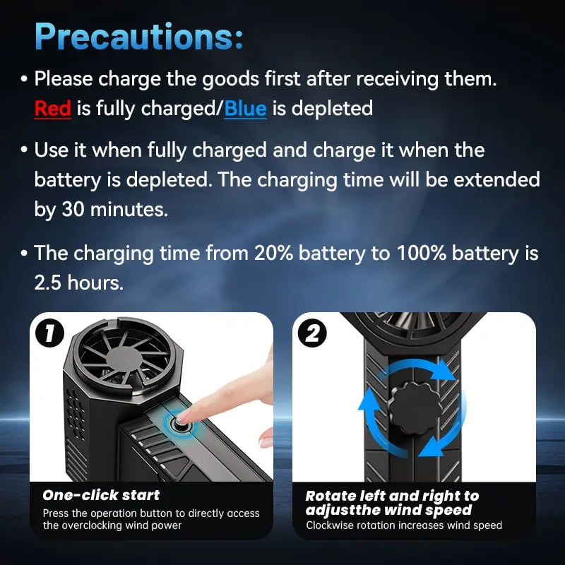 🔥2026 Upgraded Turbo-Pro: 130,000 RPM Violent Jet Fan