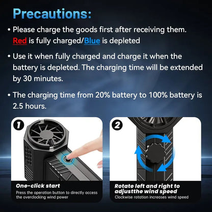 🔥2026 Upgraded Turbo-Pro: 130,000 RPM Violent Jet Fan