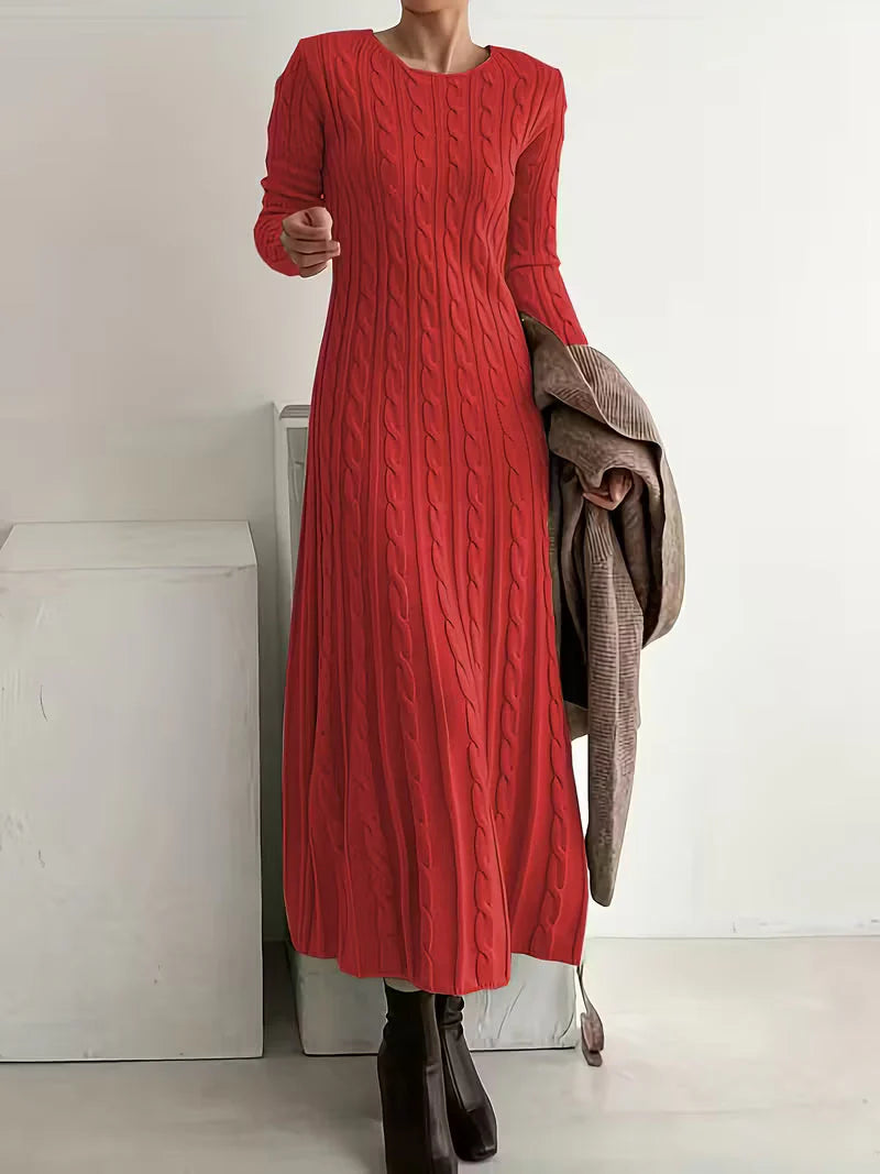Claire – Luxe Long Knit Maxi Dress