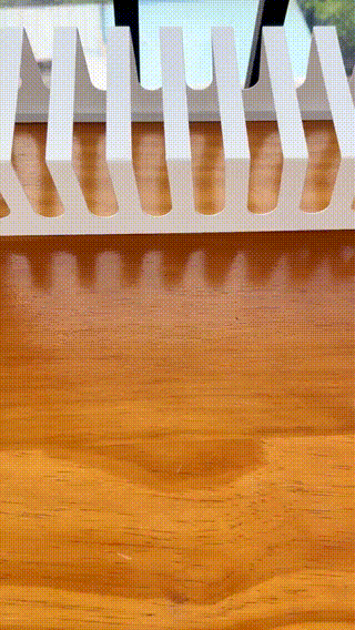 Animated demonstration of magnetic figures in a large build