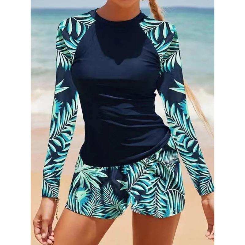 Noa | Long-Sleeve Two-Piece Surfing Swimsuit for Full Coverage and Peak Performance