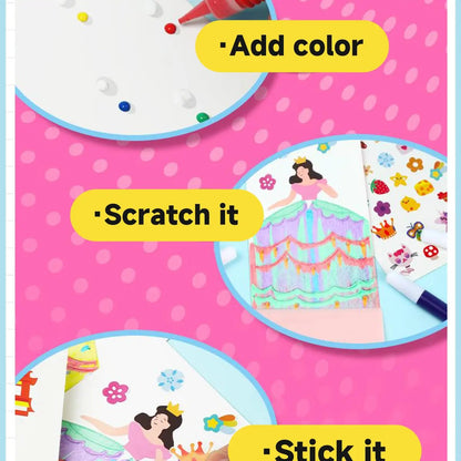 🌈✨ Magic Scratch Reveal Screen-Free Kids Activity