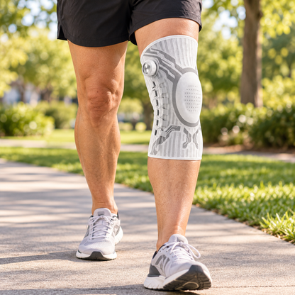 Adjustable Hinged Knee Brace with Dial Fit