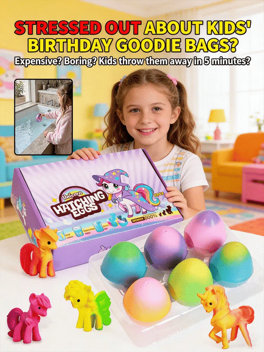 🌈Rainbow Hatching Unicorn Eggs🥚