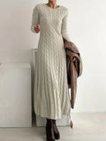 Claire – Luxe Long Knit Maxi Dress