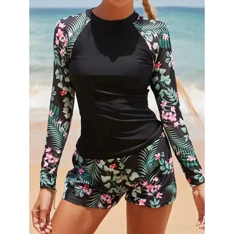 Noa | Long-Sleeve Two-Piece Surfing Swimsuit for Full Coverage and Peak Performance